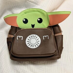 Loungefly Exclusive Star Wars Grogu Backpack NWT + Matching Ears Baby Yoda